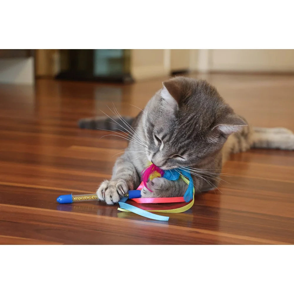 24 Piece Assorted Cat Toys Set Fun Interactive Play Variety Indoor Cats Engaging Chasing Pouncing Exercise Portable Activity