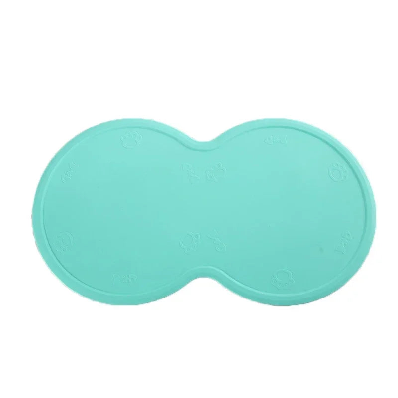 48*27cm Pet Dog Puppy Cat Feeding Mat Pad Cute Cloud Shape Silicone Dish Bowl Food Feed Placement Dog Accessories