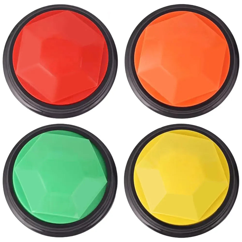 Pet Interactive Toys Recordable Pet Speech Buttons Portable Voice Recording Button for Pet Communication