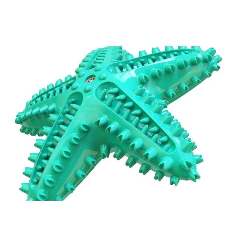 Vocal Starfish Dog Toy Interactive Rubber Balls For Dog Pet Teeth Oral Cleaning Products Dog Chew Toys Tooth Cleaning Toothbrush